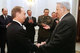 Putin s Jelcinem v Kremlu.