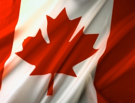 Kanadská vlajka.