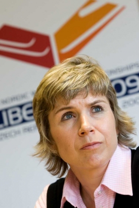 Kateřina Neumannová, prezidentka organizátorů MS Liberec 2009.