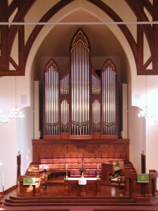 Varhany Rieger - Kloss v kostele v Clarksville, Tennessee (USA).