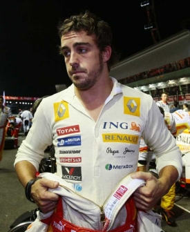 Španělský pilot formule 1 Fernando Alonso.