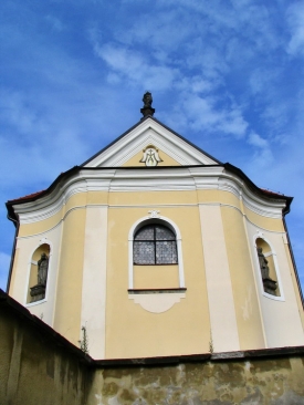 Kostel sv. Jana Křtitele.