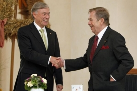 Havel se setkal v Německu i s prezidentem Koehlerem.