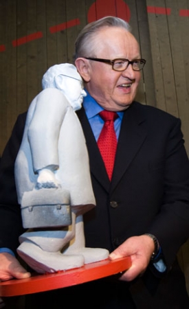 Loňský laureát mírové ceny, Fin Martti Ahtisaari.