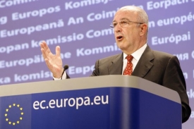 Eurokomisař pro hospodářské a měnové záležitosti Joaquin Almunia.