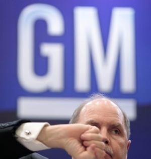 Společnost General Motors stahovala Dow Jonesův index dolů.