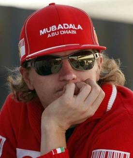 Finský pilot stáje Ferrari Kimi Räikkönen.