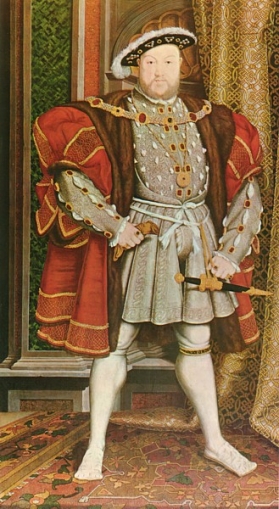 Jindřich VIII. se odtrhl od katolické církve.