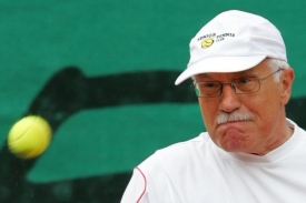Prezident Václav Klaus je vášnivým tenistou.