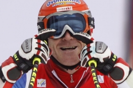 Vítěz ze Söldenu Švýcar Didier Cuche.