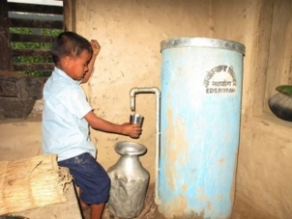 Mezinárodní organizace Oxfam poskytla filtry na vodu.