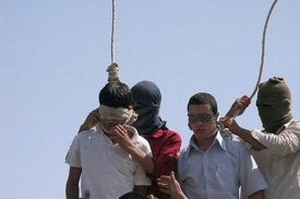 Poprava mladistvých v Íránu, ilustrační foto.