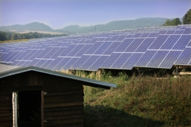 Solární elektrárna v Úštěku.