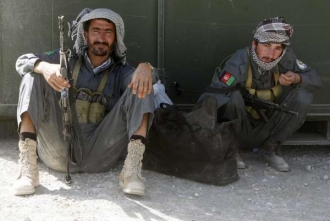 Afghánští policisté.