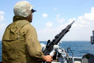 Izraelská hlídková loď.