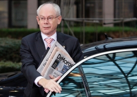 Žhavým kandidátem na prezidenta je Van Rompuy. Výhoda: málo nepřátek.