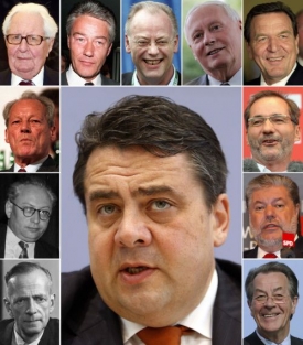 Od v&aacute;lky měla SPD 11 předsedů. Do tuctu m&aacute; b&yacute;t Gabriel.