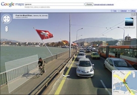 Virtuální návštěva Ženevy ve Street View.