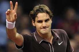 Světová tenisová jednička Roger Federer.