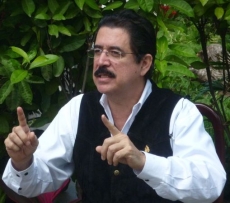 Sesazený honduraský prezident Manuel Zelaya