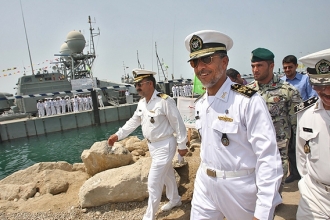 Íránské válečné loďstvo. Admirál Hibabulláh Zajádí.