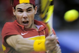 Rafael Nadal si musel zápas s Janem Hájkem vybojovat.