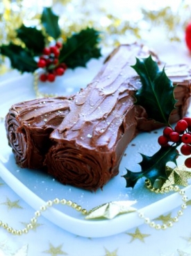 Francouzskou specialitou je buche de Noël.