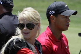 Tiger Woods s manželkou Elin.