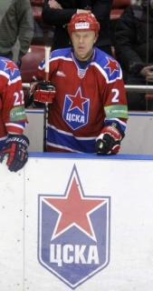 Vjačeslav Fetisov v dresu CSKA Moskva.