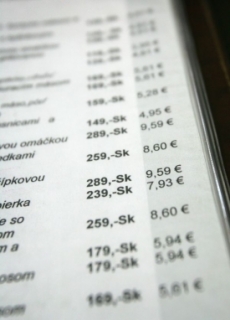 Ceny na Slovensku jsou v eurech i slovenských korunách