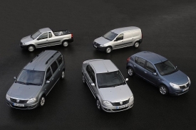Na základě Loganu staví Renault zatím celou řadu Dacia.
