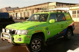 Závodní toyota Czech Dakar Teamu.