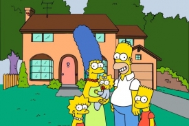 Simpsonovic rodinka, zde nezvykle klidná a spořádaná.