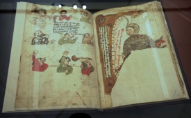 Göttingenský kodex, jeden z exponátů.