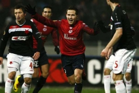 Fotbalisté Lille vstoupili do utkání lépe než Slavia.
