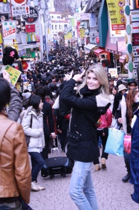 Iveta Lutovská navštívila Tokio.