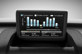 Energetický monitor uvádí spotřebu v kilowatthodinách.