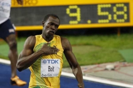 Jamajský sprinter a světový rekordman Usain Bolt.