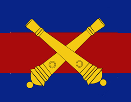 Znak velení dělostřeleckého vojska Barmy.