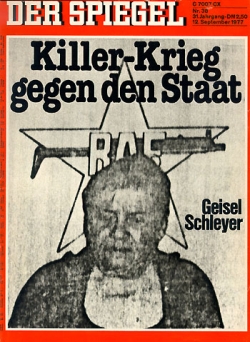 Válka zabijáků proti státu. Magazín Spiegel.