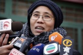 Manželka Liu Xia si mohla přijít poslechnout pouze rozsudek.