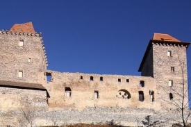 Šumavský hrad Kašperk.