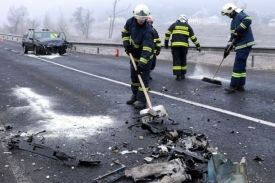 Od rána došlo v Praze kvůli počasí k několika dopravním nehodám.