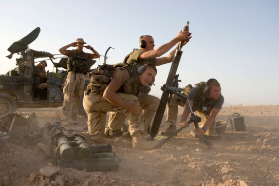 Nizozemští vojáci na jihu Afghánistánu.