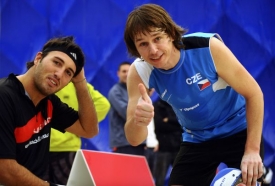 Edvard Kožušník (vpravo) chce po plážovém tenisu velet i tomu velkému.