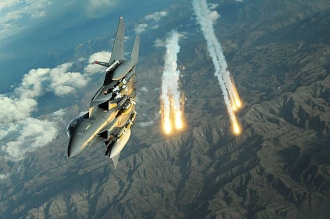 F 15E nad Afghánistánem.