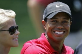 Tiger Woods s manželkou Elin Nordegren.