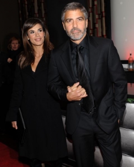 George Clooney s přítelkyní Elisabettou Canalisovou.