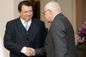 Jiří Paroubek se na Hradě setkal s prezidentem.