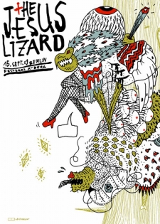 Plakát The Jesus Lizard od Bongout.